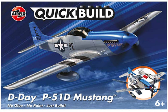 AIRFIX QUICKBUILD D-DAY P-51D MUSTANG J6046