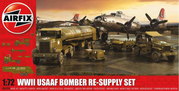 AIRFIX WWII USAAF 8TH BOMBER RE-SUPPLY SET A06304