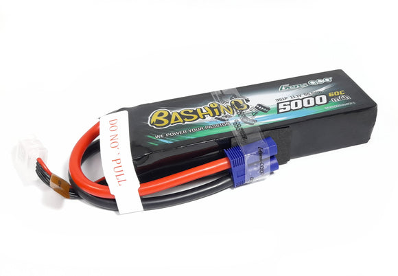 BATTERY LIPO 11.1V 5000mAh 60C GENS ACE EC5 134x40x24mm