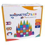 BUILDING 3D MAGNETIC TILES 48PC