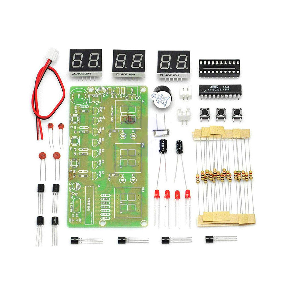 ELECTRONIC ALARM CLOCK KIT 6BITS AT89C2051 CHIP – SA BuyAll
