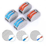 Easy Block Connector Orange+Blue Set+Bracket 32A250V PCT-212