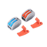 Easy Block Connector Orange+Blue Set+Bracket 32A250V PCT-212
