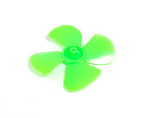 FOUR-BLADE FAN 57MM PROPELLER GREEN 1PC