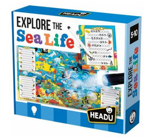 HEADU PUZZLE EXPLORE THE SEA LIFE AGES 5-10