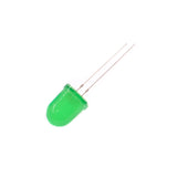 LED 10MM 3VDC GREEN WITH GREEN LIGHT 1PC