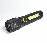 LED FLASHLIGHT & COB WITH USB CHARGE CABLE AT-102