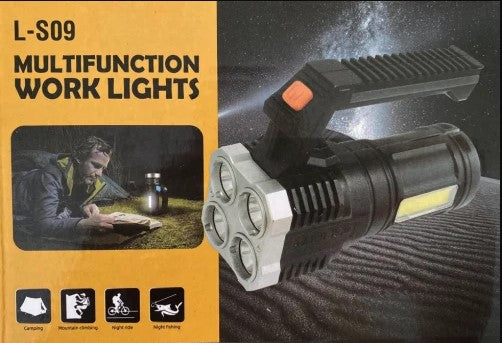 LED WORKLIGHT MULTIFUNCTION RECHARGEABLE L-S09