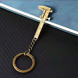 Mini Vernier Caliper Model Keychain (Steel/Copper Colour)