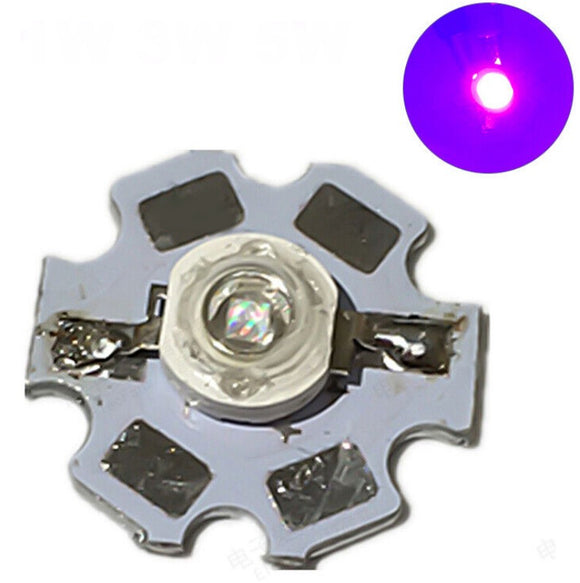 POWERLED 3W STAR UV 395-400nm 3.2-3.4V 700mA 10-12LM