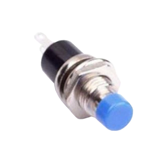 Push Button N/O 7mm Blue 1pc