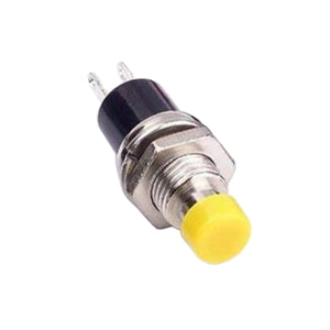 Push Button N/O 7mm Yellow 1pc