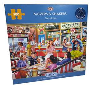 PUZZLE 500PC MOVERS & SHAKERS GIBSONS