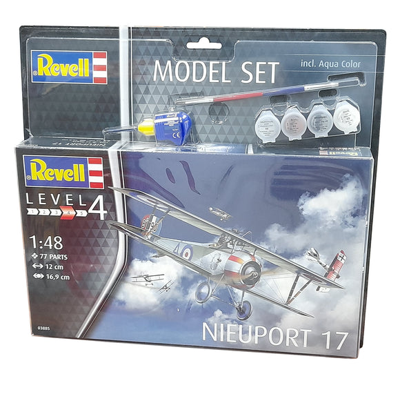 REVELL MODEL SET NIEUPORT 17 PLANE 1/48