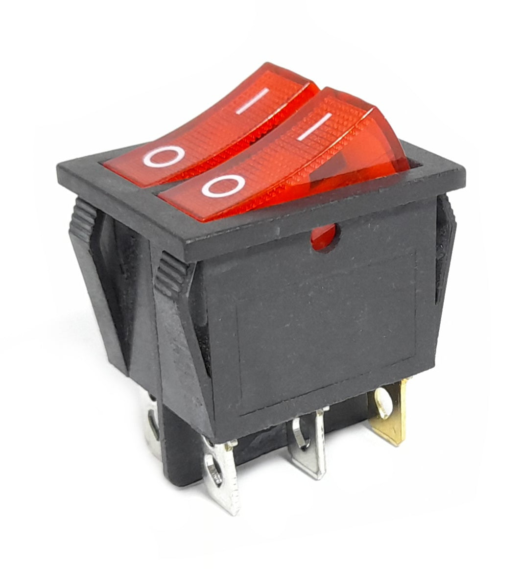 Rocker switch double KCD8 15A 250VAC 6pin 31x25x38mm – SA BuyAll