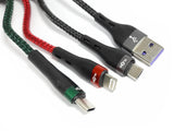 USB CHARGE & DATA CABLE 3IN1 KLGO S-680