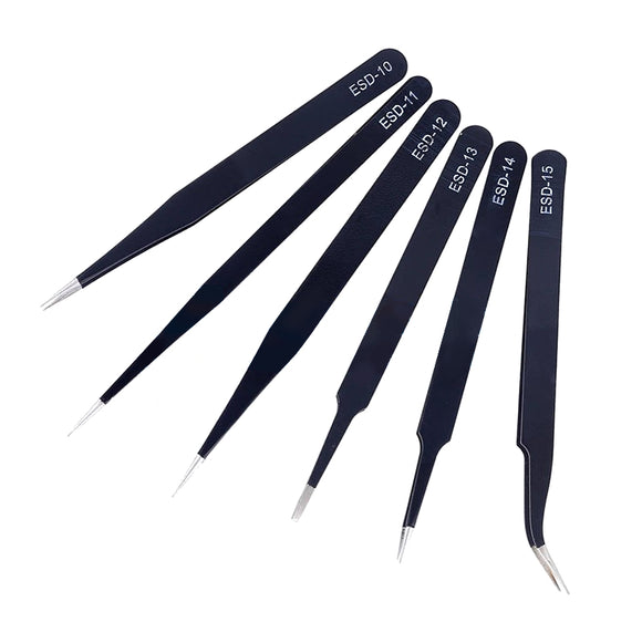 VETUS Anti-static Precision Tweezer Set ESD10-15