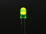 LED 5mm DIFF GREEN 2.8-3.6V 530nm 20mA_10PC