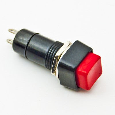 LATCH PUSH BUTTON SQR RED 1PC