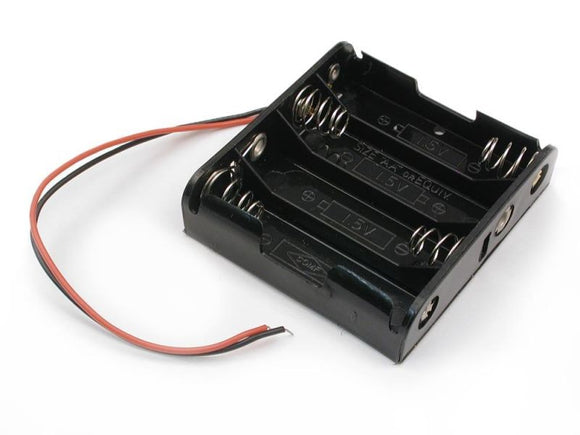 BATTERY HOLDER WITH WIRE 4 X AA