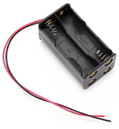BATTERY HOLDER 4 x AA SQR WIRE