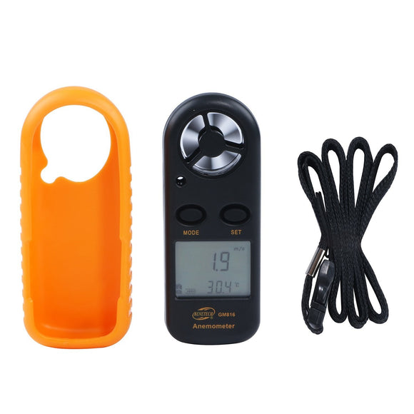 ANEMOMETER LCD NTC THERMOMETER GM816