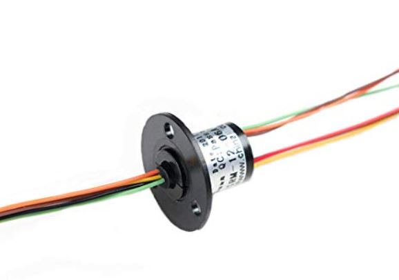 6 Wires SLIP RING 300rpm 12.5mm AC 240V 2A