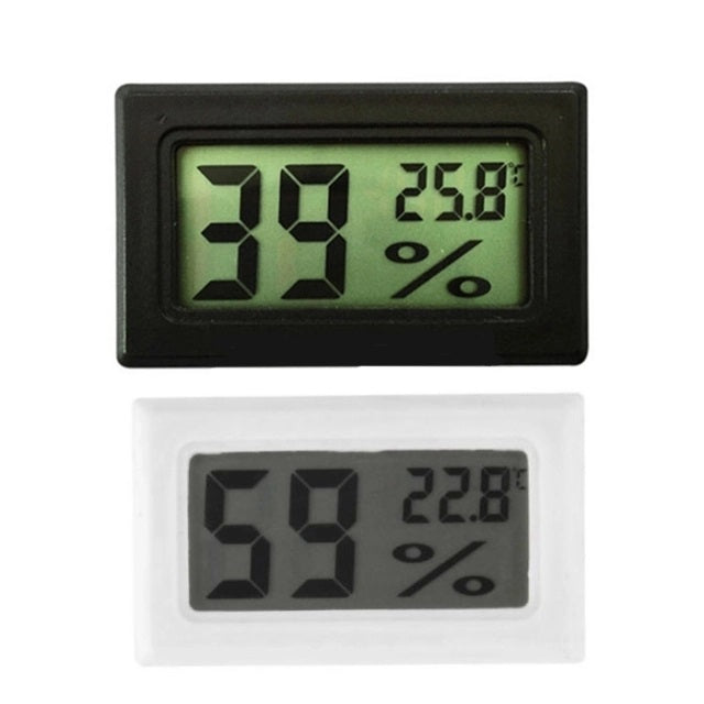 DIGITAL LCD TEMPARATURE AND HUMIDITY SENSOR WHITE – SA BuyAll