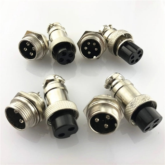 GX16 CONNECTOR SET 5 PIN 16mm Male & Female