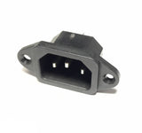 IEC Kettle Plug Power Connector Panel Mount