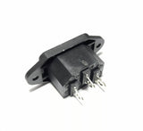 IEC Kettle Plug Power Connector Panel Mount