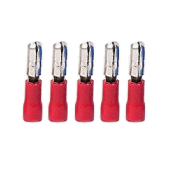 LUGS RED BULLET MALE 5PC
