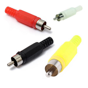 PLUG RCA 1PC (YELLOW/WHITE/RED/BLACK)