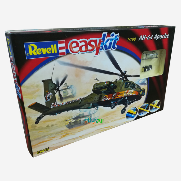 REVELL EASYKIT AH-64 APACHE 1/100 (REV06646)