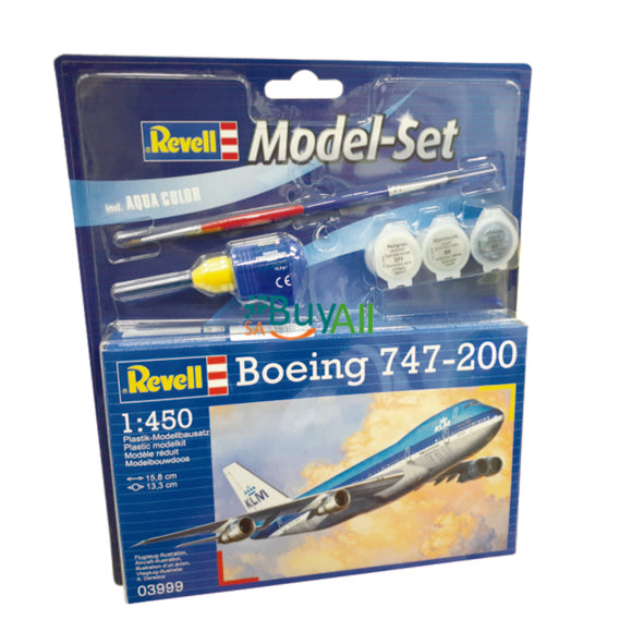 REVELL MODEL SET BOEING 747-200 1:450 (REV63999)