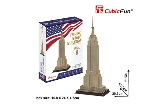 Empire State Building (USA) 54 pcs 3D Puzzle