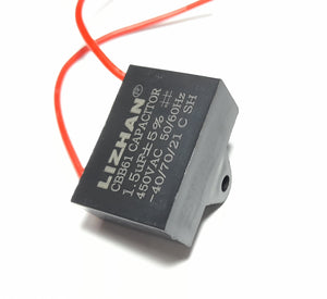 CBB61 450V1.5UF Boost Capacitor for Fan Motor