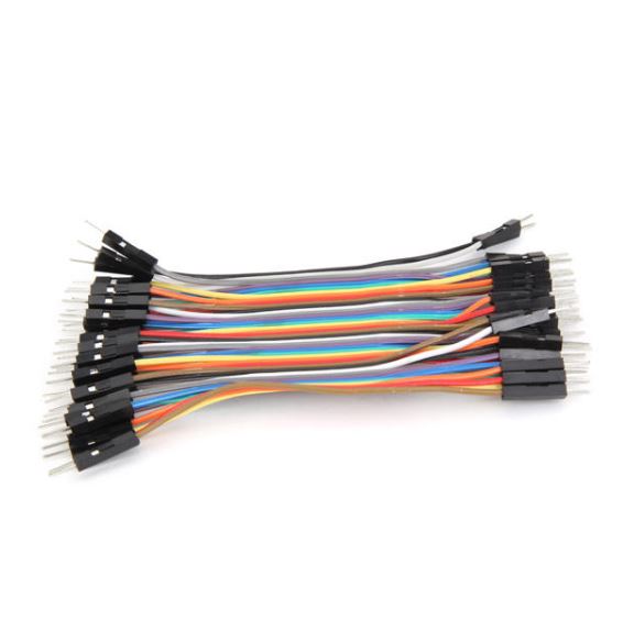 RIBBON JUMPER CABLE 40WAY 10CM MALE-MALE