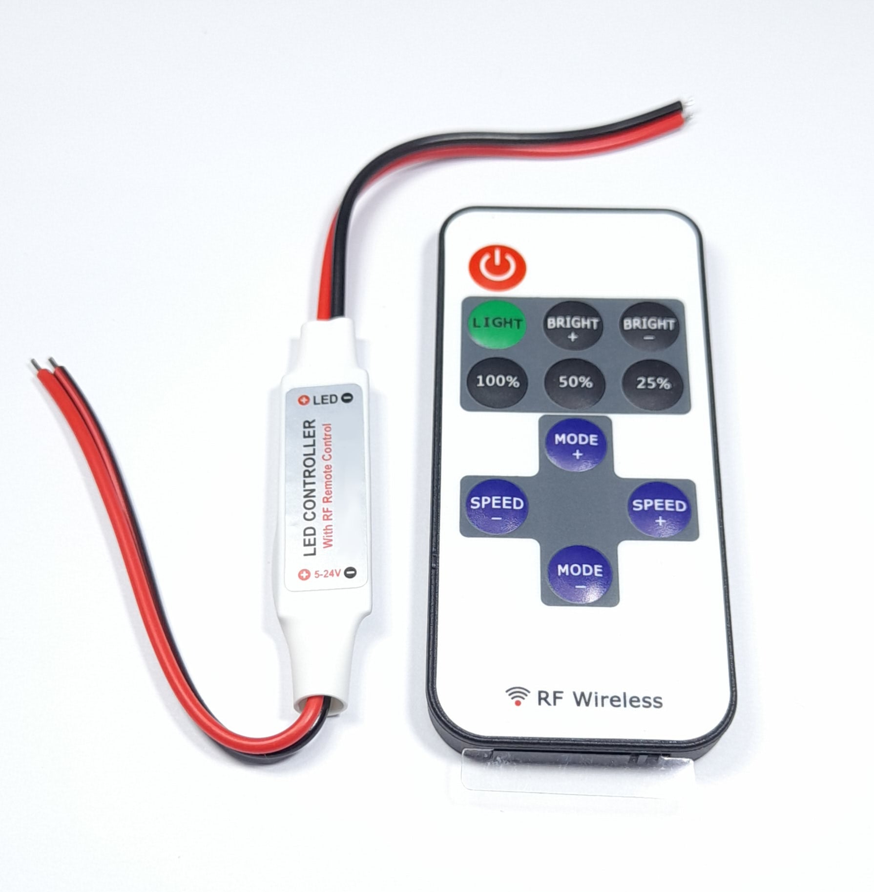 Mini Rf Remote Mini RF Remote LED Controller 5-24VDC 4A – SA BuyAll