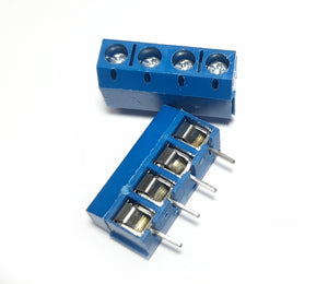 Terminal Connector 4P BLUE 2PC 5.08-KF301